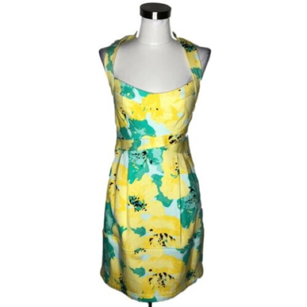 Vintage Nanette Lepore dress with sweetheart neckline